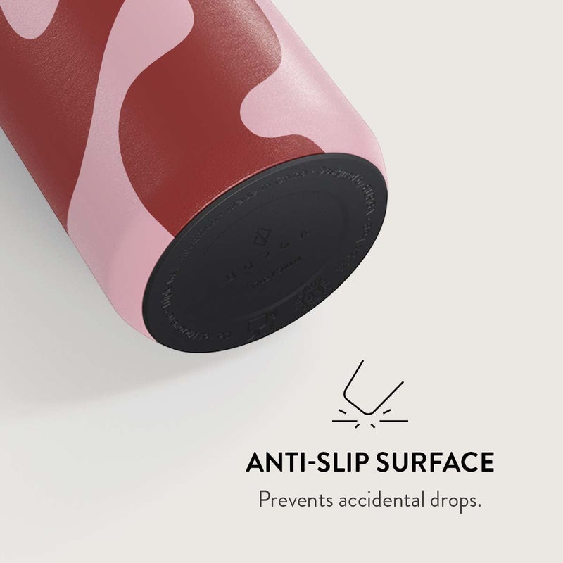 بورجا زجاجة مياه بورغا. حافظ على مشروباتك في درجة الحرارة المثالية وعلى أناقتك لا تشوبها شائبة، سواء في صالة الألعاب الرياضية أو المكتب أو في الهواء الطلق (مرن) (500 مل) - Image 4